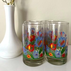 Retro Juice Glasses (set of 4)